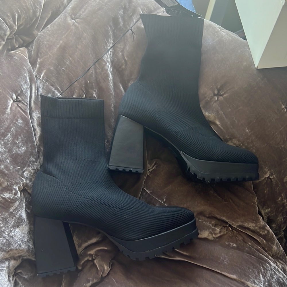 Chunky Heel Boots